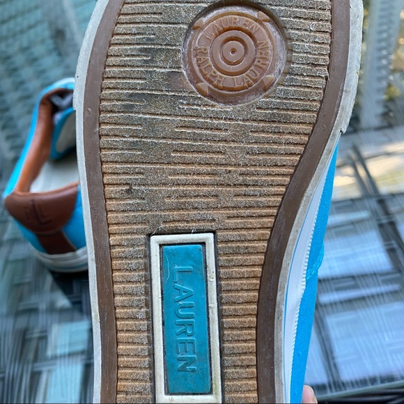 Ralph Lauren Veeta Canvas Fashion Tennis Shoes - Picture 9 of 10